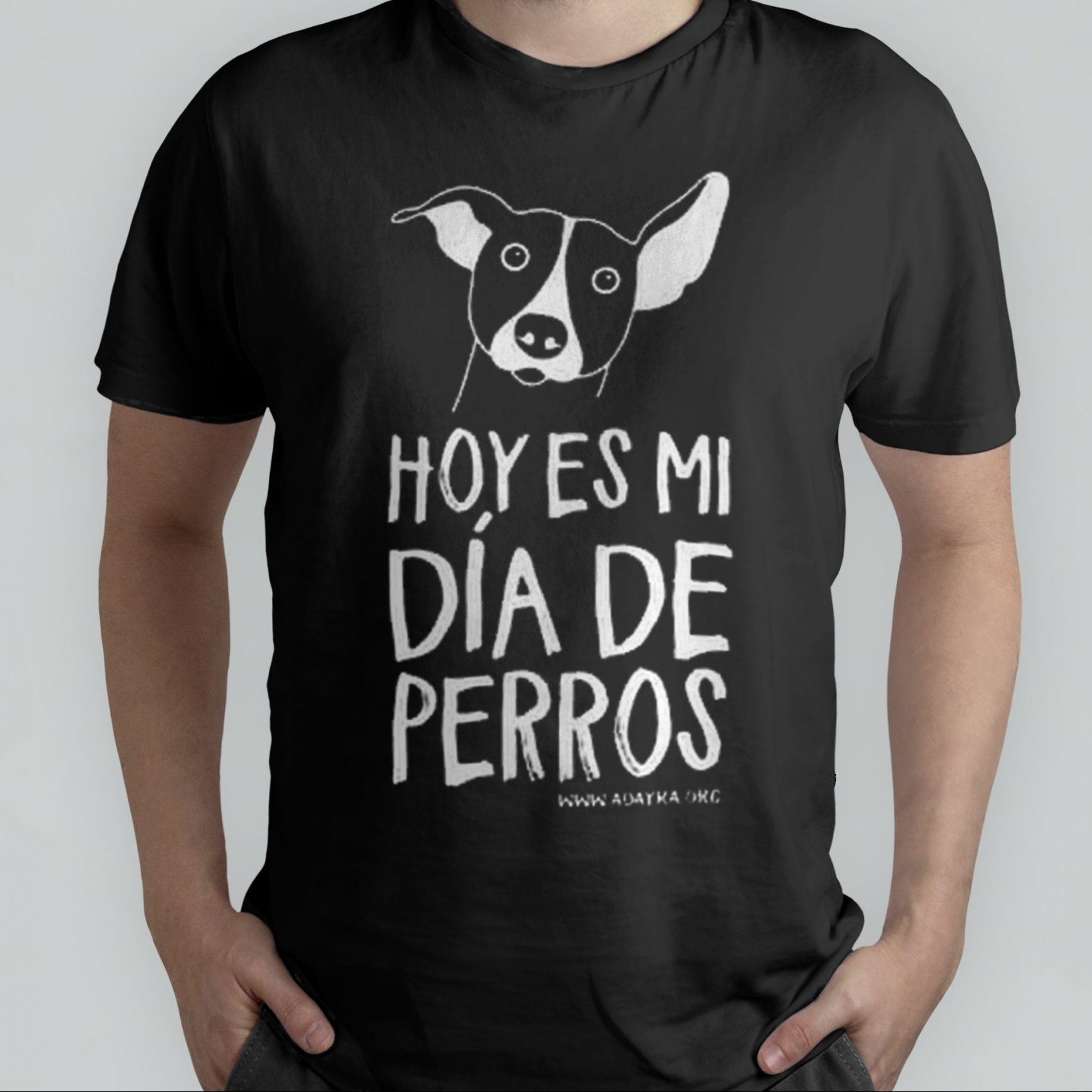 Camiseta de hombre "Hoy es mi día de perros"