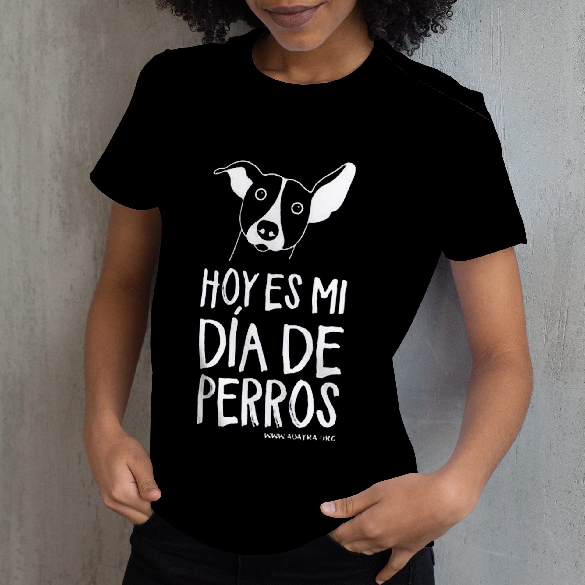 Camiseta de mujer "Hoy es mi día de perros"