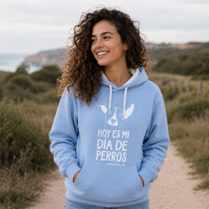 Sudadera de mujer hoy es mi día de perros